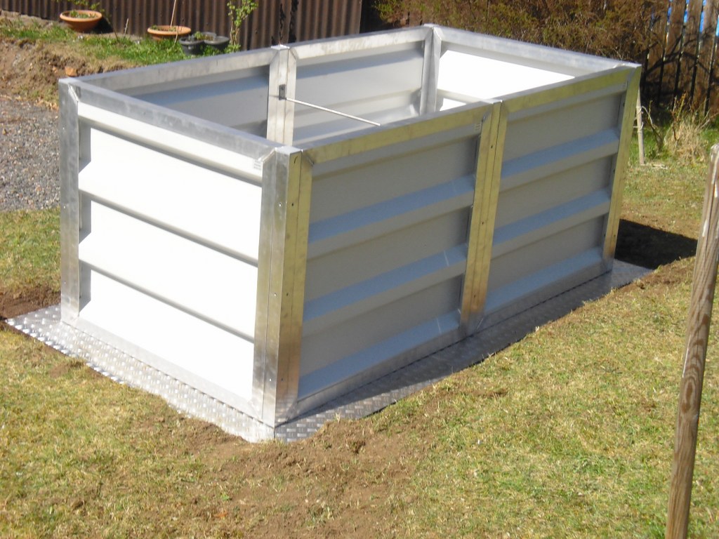 hochbeet selbst bauen metallhochbeet metall trapezblech angebot 2